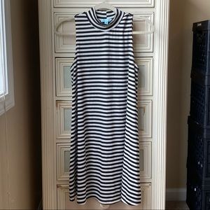 She + Sky Black and White Striped Dress